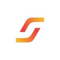 Letter S design element vector icon with creative modern concept