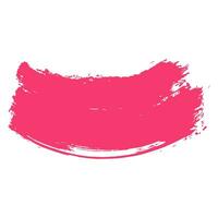 pink ink paint brush stroke vector