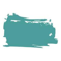 blue ink paint brush stroke vector