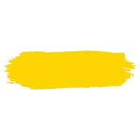 yellow ink paint brush stroke vector