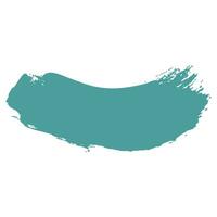 blue ink paint brush stroke vector