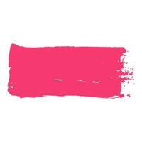 pink ink paint brush stroke vector