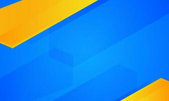 Blue and yellow minimalist modern background vector