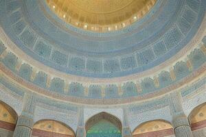 architectural detail of a mosque dome building. background. AI Generative Pro Photo