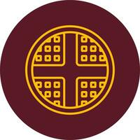 Waffle Vector Icon