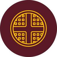 Waffle Vector Icon