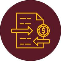 Transaction History Vector Icon