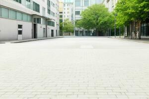 vacío espacio en el calle. antecedentes. ai generativo Pro foto