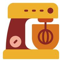 Food and bakery machine mixer icon vector