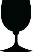 Wine glasses icons set simple symbol of bar, restaurant. Various wine glass flat or line vector black silhouette collection for mobile concept and web design.