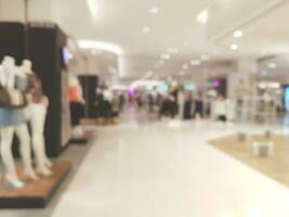 shopping mall blur background photo