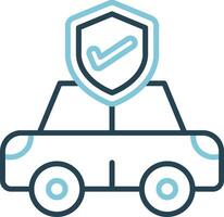 Car Insurance Vector Icon