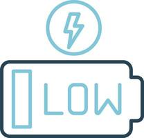 Low Battery Vector Icon