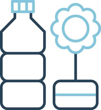 icono de vector de botella