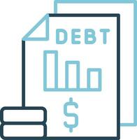 Debt Vector Icon