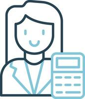 Accountant Vector Icon