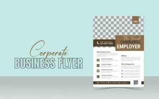 business flyer design template vector