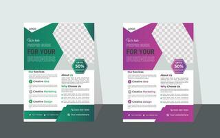 business flyer desin template vector