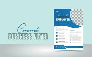 business flyer design template vector