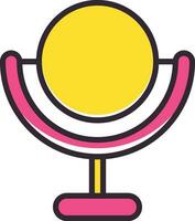 mirror icon design vector