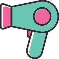 hair drier icon design vector