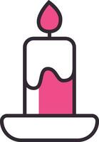 candle icon design vector