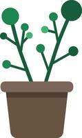 potted icon design vector