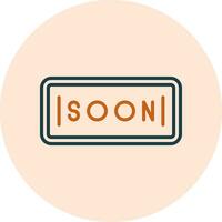 Soon Vector Icon
