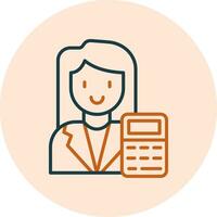 Accountant Vector Icon