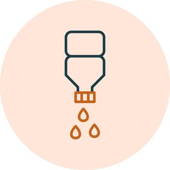 icono de vector de botella