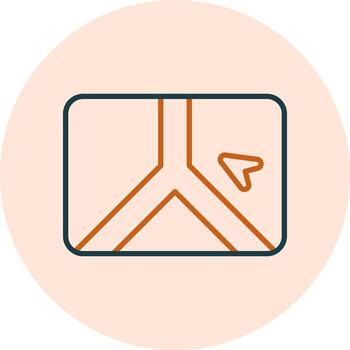 icono de vector de navegador