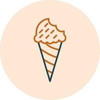 icono de vector de helado