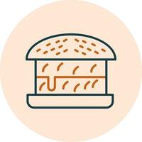 Hamburger Vector Icon