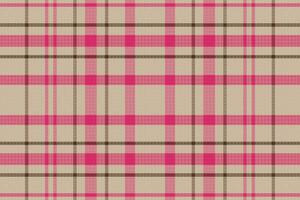 Tartan plaid pattern with texture and coffee color. vector
