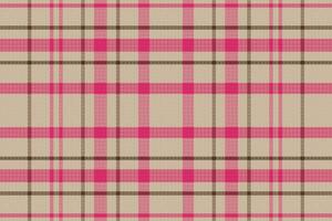 Tartan plaid pattern with texture and coffee color. vector