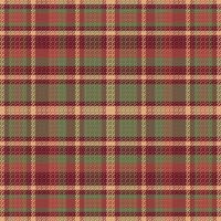 Tartan plaid pattern with texture and coffee color. vector