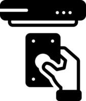 solid icon for controlling vector