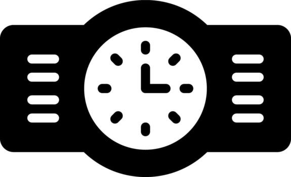 solid icon for analog vector