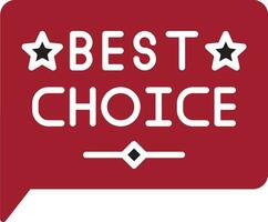 Best Choice Vector Icon