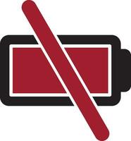 Empty Battery Vector Icon