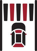 Zebra Crossing Vector Icon
