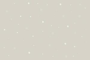 Winter cozy background with white stars and snowflakes on a beige background. For cards, t-shirts, backgrounds. vector. vector