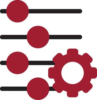 icono de vector de configuración