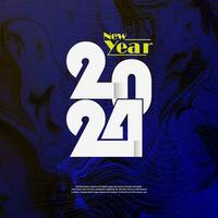 New Year 2024,numpers for whit color, texture background vector