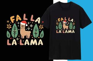 Navidad tipografía creativo ojo atrapando t camisa diseño por ai generador vector