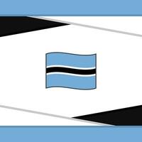 Botswana Flag Abstract Background Design Template. Botswana Independence Day Banner Social Media Post. Botswana Vector