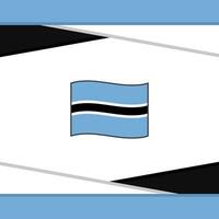 Botswana Flag Abstract Background Design Template. Botswana Independence Day Banner Social Media Post. Botswana Vector