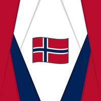 Norway Flag Abstract Background Design Template. Norway Independence Day Banner Social Media Post. Norway Background vector