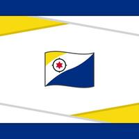 Bonaire Flag Abstract Background Design Template. Bonaire Independence Day Banner Social Media Post. Bonaire Vector