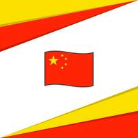 China bandera resumen antecedentes diseño modelo. China independencia día bandera social medios de comunicación correo. China diseño vector